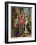 The Madonna and Child with Saints-Ventura Di Arcangelo Salimbeni-Framed Giclee Print