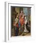 The Madonna and Child with Saints-Ventura Di Arcangelo Salimbeni-Framed Giclee Print