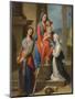 The Madonna and Child with Saints-Ventura Di Arcangelo Salimbeni-Mounted Giclee Print