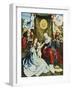 The Madonna and Child, with St. Ann, Surrounded by Angels and Donors-Bernard van Orley-Framed Giclee Print