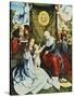 The Madonna and Child, with St. Ann, Surrounded by Angels and Donors-Bernard van Orley-Stretched Canvas