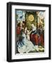 The Madonna and Child, with St. Ann, Surrounded by Angels and Donors-Bernard van Orley-Framed Giclee Print