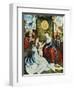 The Madonna and Child, with St. Ann, Surrounded by Angels and Donors-Bernard van Orley-Framed Giclee Print