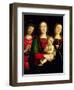 The Madonna and Child with St. John the Baptist and St. Catherine of Alexandria-Perugino-Framed Giclee Print