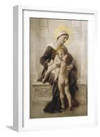 The Madonna and Child with St. John-Leon Perrault-Framed Giclee Print