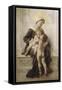 The Madonna and Child with St. John-Leon Perrault-Framed Stretched Canvas