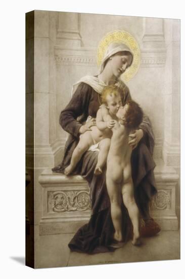 The Madonna and Child with St. John-Leon Perrault-Stretched Canvas