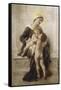The Madonna and Child with St. John-Leon Perrault-Framed Stretched Canvas