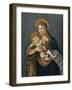 The Madonna and child with the crown of thorns and three nails-Sandro Botticelli-Framed Giclee Print