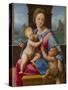 The Madonna and Child with the Infant Baptist (The Garvagh Madonn), Ca 1509-1510-Raphael-Stretched Canvas