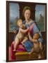 The Madonna and Child with the Infant Baptist (The Garvagh Madonn), Ca 1509-1510-Raphael-Framed Giclee Print