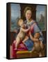 The Madonna and Child with the Infant Baptist (The Garvagh Madonn), Ca 1509-1510-Raphael-Framed Stretched Canvas