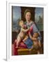 The Madonna and Child with the Infant Baptist (The Garvagh Madonn), Ca 1509-1510-Raphael-Framed Giclee Print