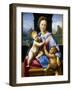 The Madonna and Child with the Infant Baptist' ('The Garvagh Madonna), C1509-1510-Raphael-Framed Giclee Print