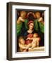 The Madonna and Child with the Infant Saint John the Baptist and Two Angels, C.1512 (Oil on Panel)-Giovanni Battista Rosso Fiorentino-Framed Giclee Print