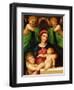 The Madonna and Child with the Infant Saint John the Baptist and Two Angels, C.1512 (Oil on Panel)-Giovanni Battista Rosso Fiorentino-Framed Giclee Print