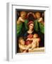 The Madonna and Child with the Infant Saint John the Baptist and Two Angels, C.1512 (Oil on Panel)-Giovanni Battista Rosso Fiorentino-Framed Giclee Print