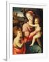 The Madonna and Child with the Infant Saint John the Baptist-Michele Tosini-Framed Giclee Print
