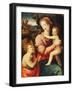 The Madonna and Child with the Infant Saint John the Baptist-Michele Tosini-Framed Giclee Print