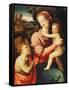 The Madonna and Child with the Infant Saint John the Baptist-Michele Tosini-Framed Stretched Canvas