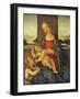 The Madonna and Child with the Infant Saint John the Baptist-Sandro Botticelli-Framed Giclee Print