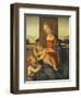 The Madonna and Child with the Infant Saint John the Baptist-Sandro Botticelli-Framed Giclee Print