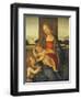 The Madonna and Child with the Infant Saint John the Baptist-Sandro Botticelli-Framed Giclee Print