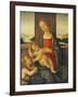 The Madonna and Child with the Infant Saint John the Baptist-Sandro Botticelli-Framed Giclee Print