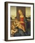 The Madonna and Child with the Infant Saint John the Baptist-Sandro Botticelli-Framed Giclee Print