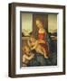 The Madonna and Child with the Infant Saint John the Baptist-Sandro Botticelli-Framed Giclee Print