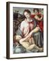 The Madonna and Child with the Infant Saint John the Baptist-Ridolfo Ghirlandaio-Framed Giclee Print