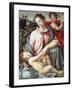 The Madonna and Child with the Infant Saint John the Baptist-Ridolfo Ghirlandaio-Framed Giclee Print