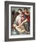 The Madonna and Child with the Infant Saint John the Baptist-Ridolfo Ghirlandaio-Framed Giclee Print