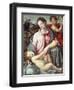 The Madonna and Child with the Infant Saint John the Baptist-Ridolfo Ghirlandaio-Framed Giclee Print