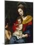 The Madonna and Child with the Infant Saint John the Baptist-Matteo Rosselli-Mounted Giclee Print