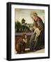 The Madonna and Child with the Young Saint John the Baptist in a Landscape-Sandro Botticelli-Framed Giclee Print