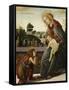 The Madonna and Child with the Young Saint John the Baptist in a Landscape-Sandro Botticelli-Framed Stretched Canvas