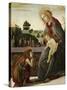 The Madonna and Child with the Young Saint John the Baptist in a Landscape-Sandro Botticelli-Stretched Canvas