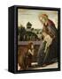 The Madonna and Child with the Young Saint John the Baptist in a Landscape-Sandro Botticelli-Framed Stretched Canvas