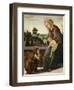 The Madonna and Child with the Young Saint John the Baptist in a Landscape-Sandro Botticelli-Framed Giclee Print