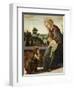 The Madonna and Child with the Young Saint John the Baptist in a Landscape-Sandro Botticelli-Framed Giclee Print