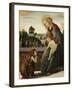 The Madonna and Child with the Young St. John the Baptish in a Landscape-Sandro Botticelli-Framed Giclee Print