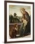 The Madonna and Child with the Young St. John the Baptish in a Landscape-Sandro Botticelli-Framed Giclee Print