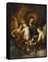 The Madonna and Child with Two Musical Angels-Sir Anthony Van Dyck-Framed Stretched Canvas
