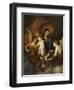 The Madonna and Child with Two Musical Angels-Sir Anthony Van Dyck-Framed Premium Giclee Print