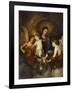 The Madonna and Child with Two Musical Angels-Sir Anthony Van Dyck-Framed Giclee Print