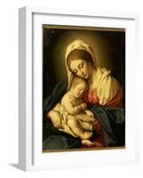 The Madonna and Child-Il Sassoferrato-Framed Giclee Print