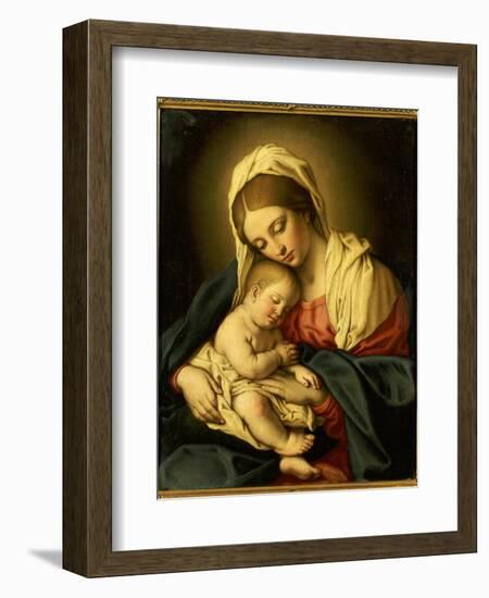 The Madonna and Child-Il Sassoferrato-Framed Giclee Print