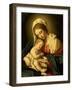 The Madonna and Child-Giovanni Battista Salvi da Sassoferrato-Framed Giclee Print