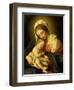 The Madonna and Child-Giovanni Battista Salvi da Sassoferrato-Framed Giclee Print